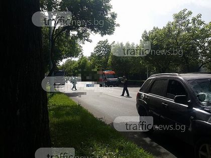Джип уби полицай в Пловдив СНИМКИ
