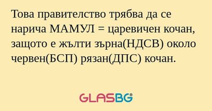 Това правителство трябва да се...
