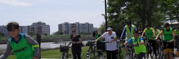 Бургас: Ученици от Поморие се включиха в спортната инициатива под мотото „Велосипедът като средство за активен и здравословен живот”