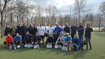 Легенда Петър Зехтински подкрепи футболен турнир в район Източен