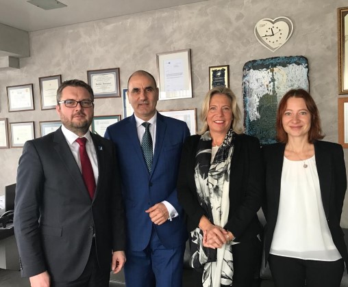 Председателят на ПГ на ГЕРБ Цветан Цветанов се срещна с генералния секретар на германската обществена телевизия ARD Сузане Пфаб