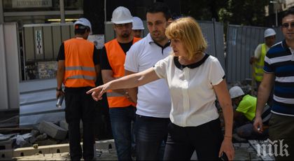 Фандъкова разкри за невероятно откритие при разкопките на площад