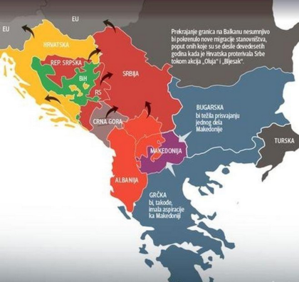 Шокираща прогноза: На Балканите предстои прекрояване на границите
