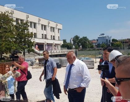 Борисов при инспекцията на пл. „Централен