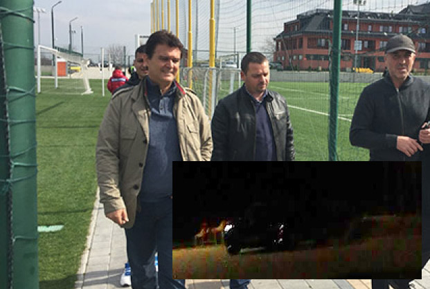 Чандъров на среднощно посещение на базата!!! Държа реч на вечерята на отбора!