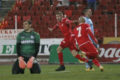 ЦСКА - Созопол 3:0, срещата по минути