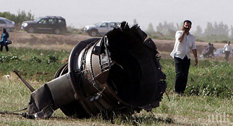 Ирански военен самолет се разби заради технически проблем