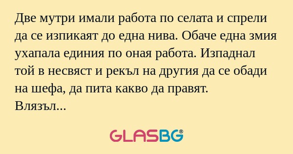 Две мутри имали работа по селата...