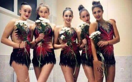 Ансамблите по художествена гимнастика на Държавно през уикенда
