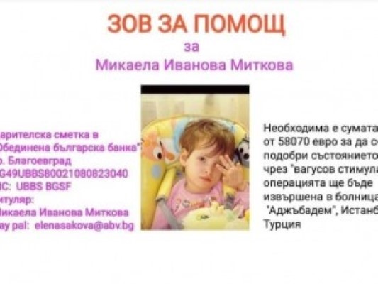 Благоевград: Общината поставя дарителски кутии в помощ на 11-годишното момиче, различни събития преминават под благотворителен знак