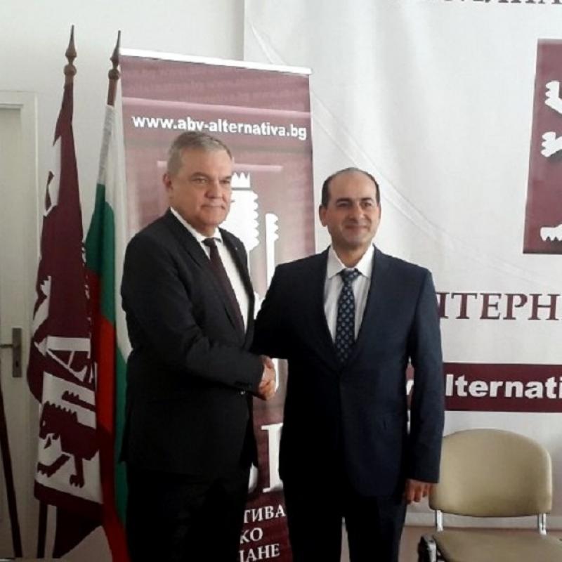 Председателят на ПП АБВ Румен Петков се срещна с посланика на Сирия у нас Н. Пр. Мохамед Мохамед