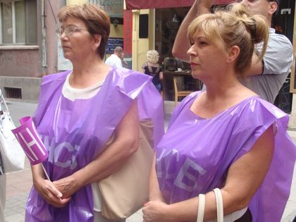 Медицински сестри протестираха в Пловдив