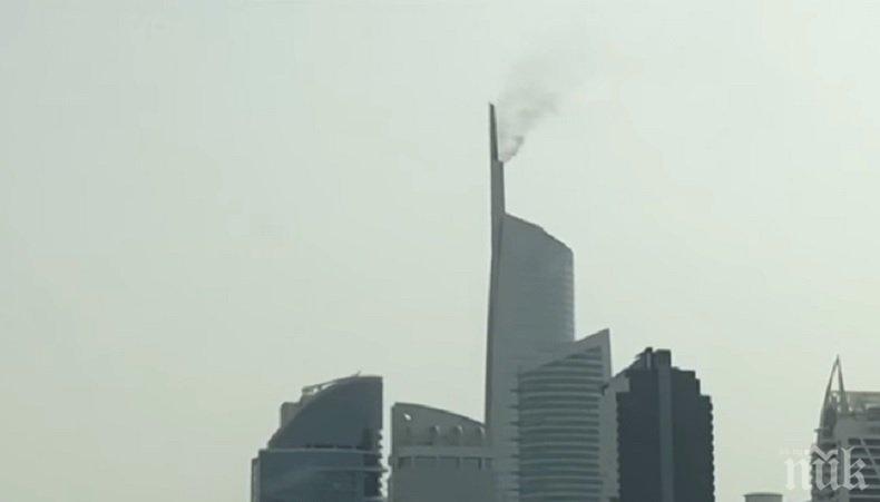 Овладяха пожара в небостъргача в Дубай