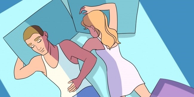Кажи ми как спиш, за да ти кажа каква е връзката ти (илюстрации)
