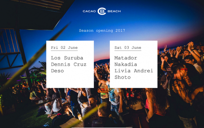 Cacao Beach Club отваря врати за лято 2017