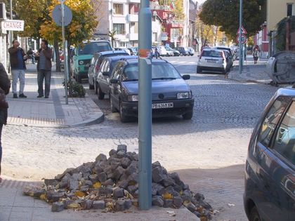 Тепета от павета по ул. "Преслав"