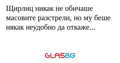 Щирлиц никак не обичаше масовите...