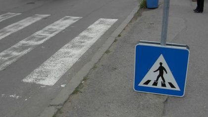 Шофьор наби пешеходец на бул.