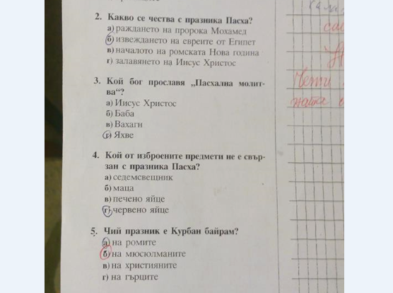 Поредният абсурд! Това е тест по литература за 5-ти клас