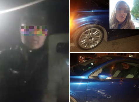 Шофьорка качи ВИДЕО, как бакшиш й рита колата, той обаче отговори: Малко ти беше,трябваше да те разчекна, като караш със 150км./ч.