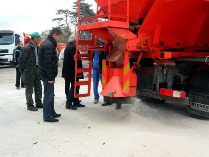 ОП „Чистота“ провери зимната техника в работен режим