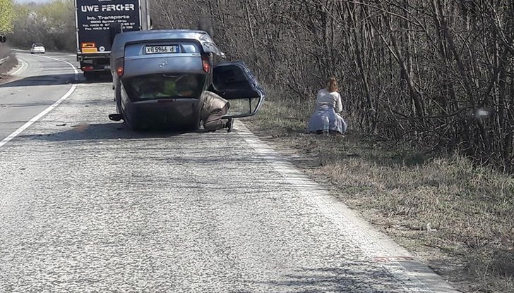 Катастрофа край разклона за Две могили
