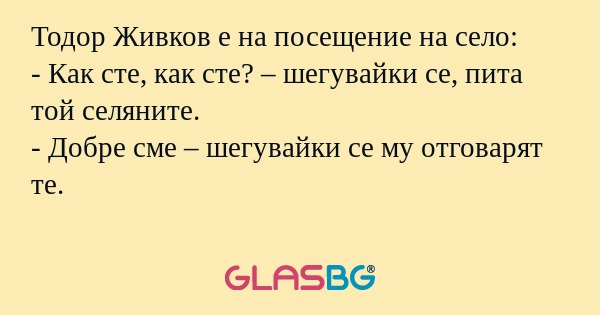 Тодор Живков е на посещение на...