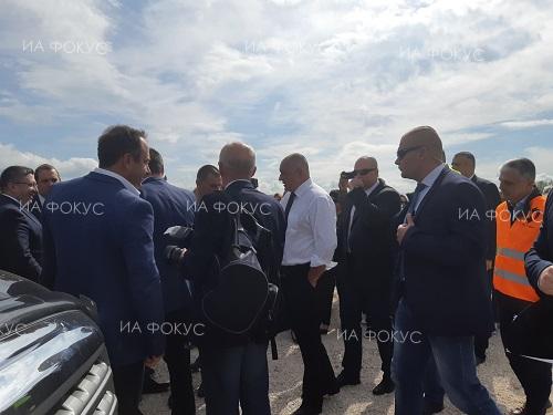 Премиерът Бойко Борисов даде начало на проект за модернизация на пътя I-8 Калотина – Софийски околовръстен път