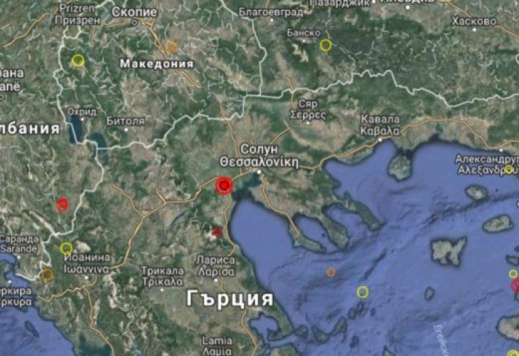 Земетресение раздруса Северна Гърция