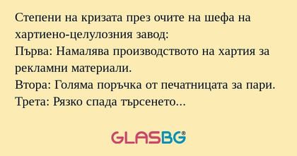 Степени на кризата през очите на...