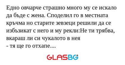 Едно овчарче страшно много му се...