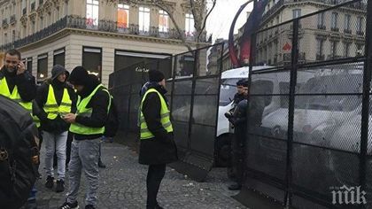 Задържаха 278 души още преди началото на днешните протеснти акции в Париж