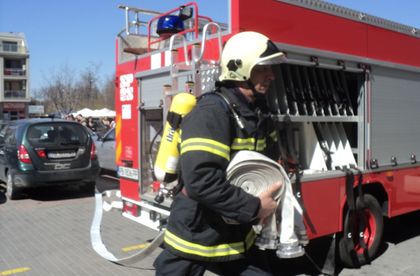 Пожар лумна в ресторант на Главната в Пловдив