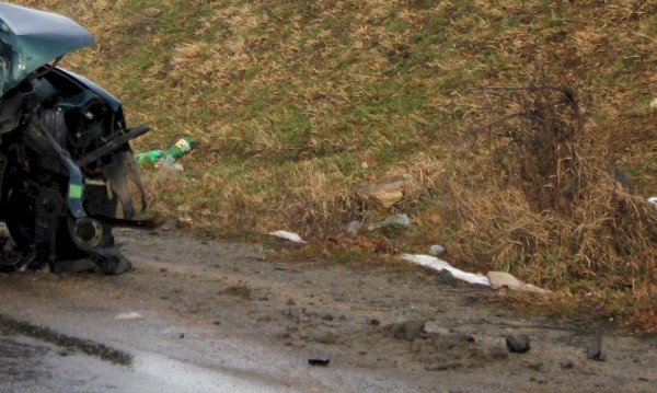 Катастрофа между бус и кола затруднява движението на пътя Русе – Плевен