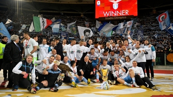 Левски поздрави Лацио за спечелената Купа