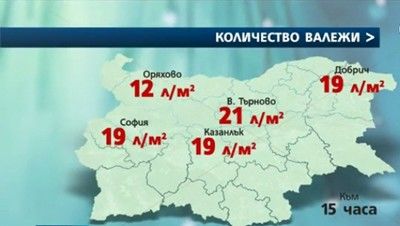 Улиците на Велико Търново - под вода (Видео)