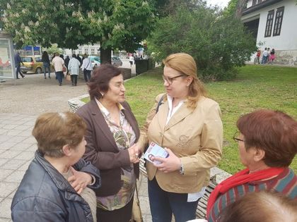 Европейски избори 2019: Деница Златева във Видин: Трябва да има справедливо разпределение и на инвестиции, и на доходи, и на европейски фондове