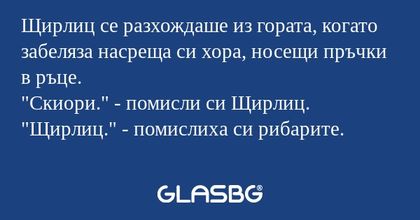Щирлиц се разхождаше из гората...