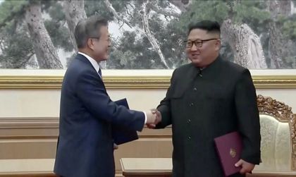 Лидерите на двете Кореи договориха ядрено разоръжаване