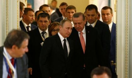 Путин и Ердоган със заявка за руско-турско-ирански съюз