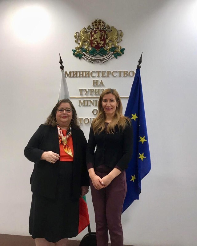 Министърът на туризма Николина Ангелкова проведе работна среща с посланика на Португалия в България Н.Пр. Елена Маргарида Резенде де Алмейда Коутиньо