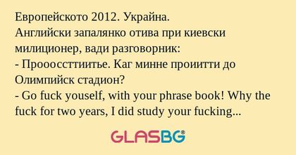 Европейското 2012. Украйна. Английски...
