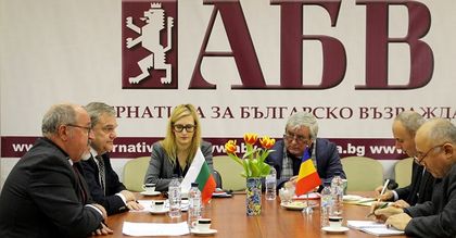 Ръководството на ПП АБВ се срещна с посланика на Румъния Н. Пр. Йон Гъля