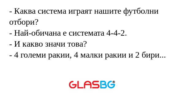Каква система играят нашите футболни...