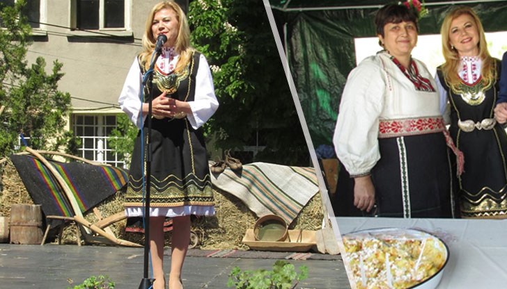 Светлана Ангелова се премени с народна носия в Батишница