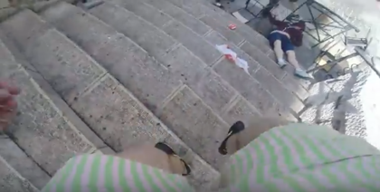 ВИДЕО 18+: Руски хулигани се снимаха сами, как млатят англичани!!!