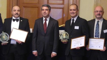 Президентът Плевнелиев награди пловдивската фирма „Айгер Инженеринг“ за най-иновативната компания в България
