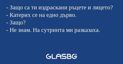 Защо са ти издраскани ръцете...