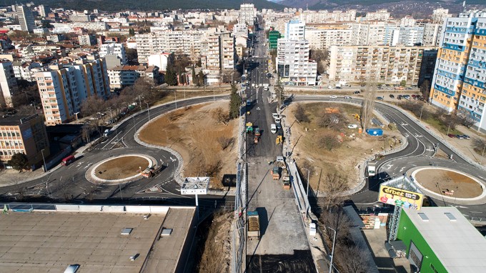 В Стара Загора откриха предсрочно цялостно реконструирания надлез над жп линията и бул. „Славянски“