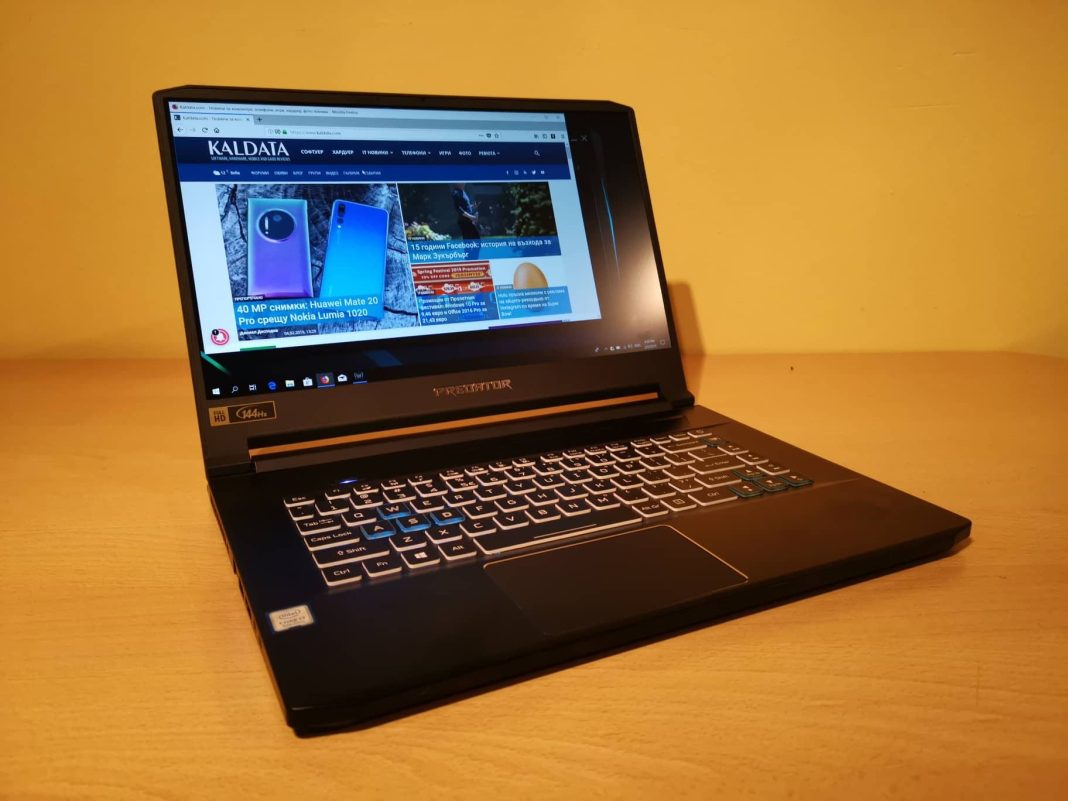 Ревю на Acer Predator Triton 500 – красив, бърз и шумен